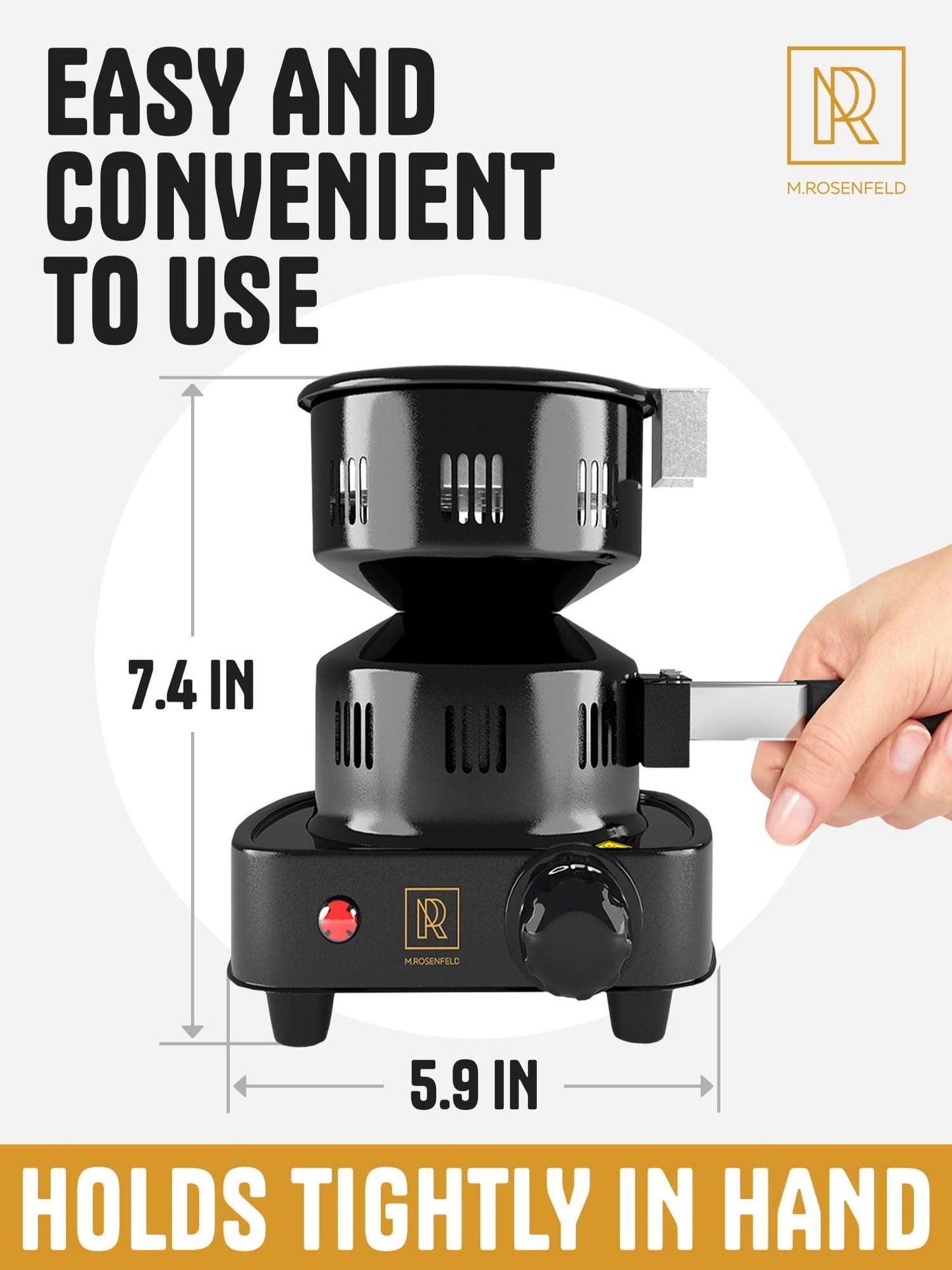 Multipurpose Electric Charcoal Starter Red Charcoal Burner Coconut Charcoal Lighters with Tongs 450W Hot Plate Electric with 304 Stainless Steel Coiled Burner